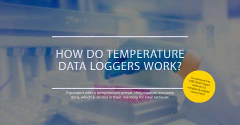 How do Temperature data loggers work?