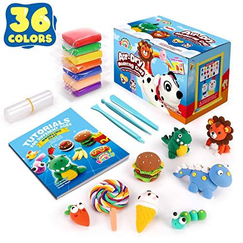 Modeling Clay Kit - 24 Colors Air Dry Ultra Light Magic Clay, Soft & S —  Moburk