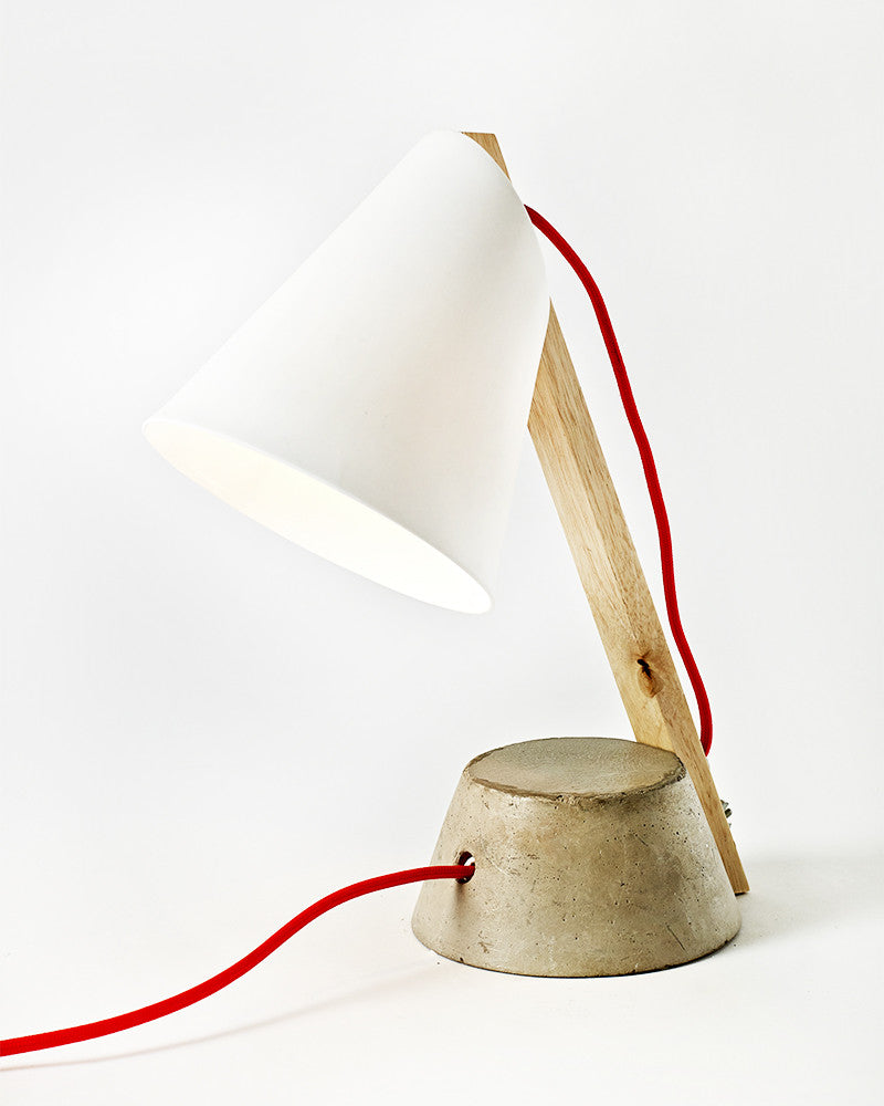 Welp Lamp Lovatt Betonnen voet - Wit | Stockhome ZO-86