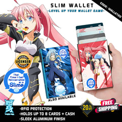 That Time I Got Reincarnated as a Slime Milim Slim Wallet with Cash Strap Collection Version