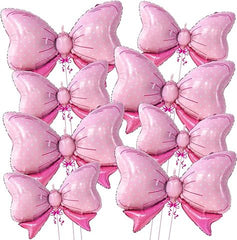 Pink Bow Balloons