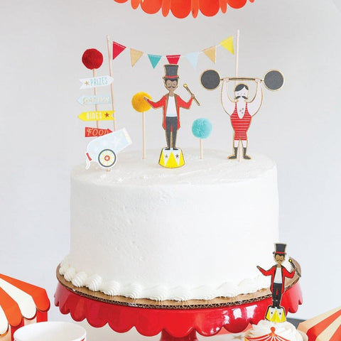 Carnival Party cake topper