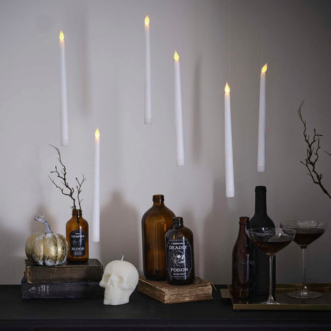 velas flotantes de halloween harry potter