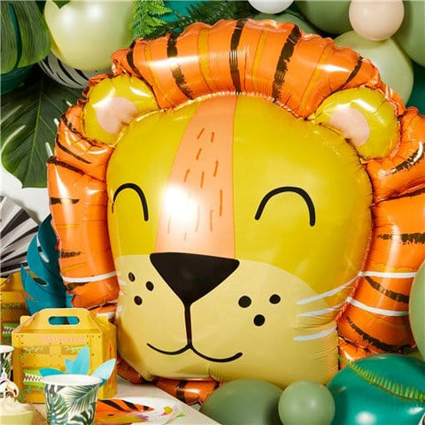 lion safari party balloon