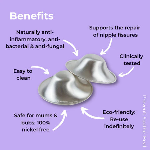 Benefits of using the orginal silver Nursing Cups