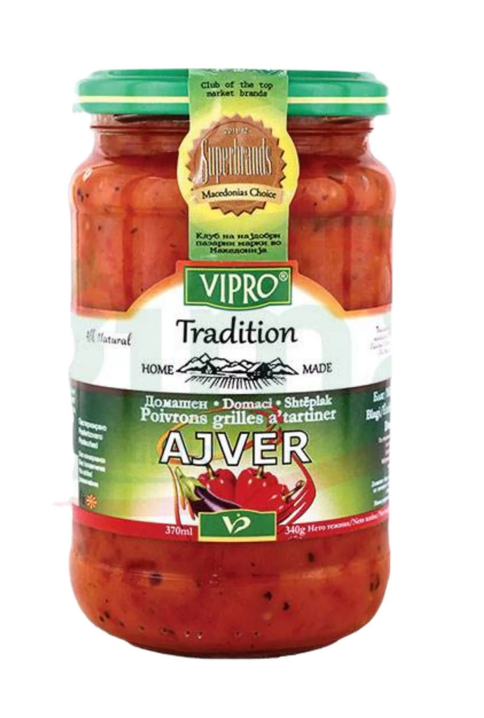 Mild Pepper Paste Ajvar Vipro 340g | buy mild pepper paste online ...