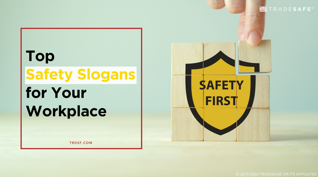 top safety slogans for your workplace text with safety first wooden blocks