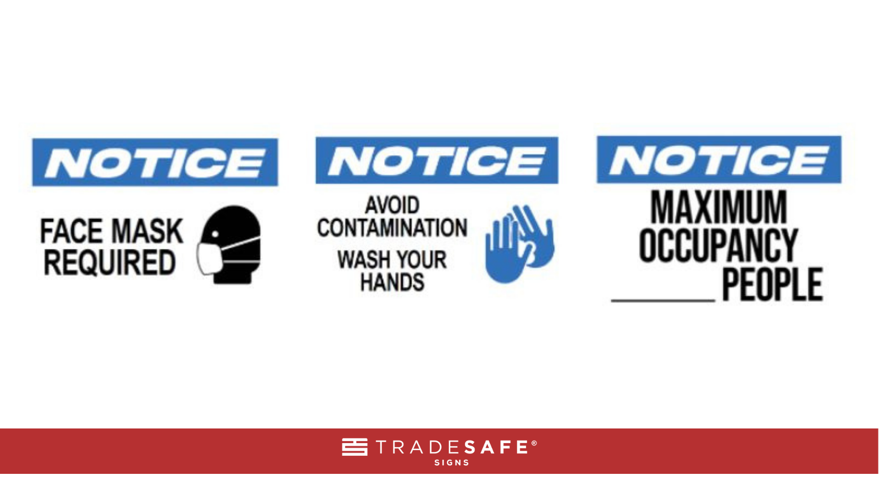 tradesafe covid safety signs