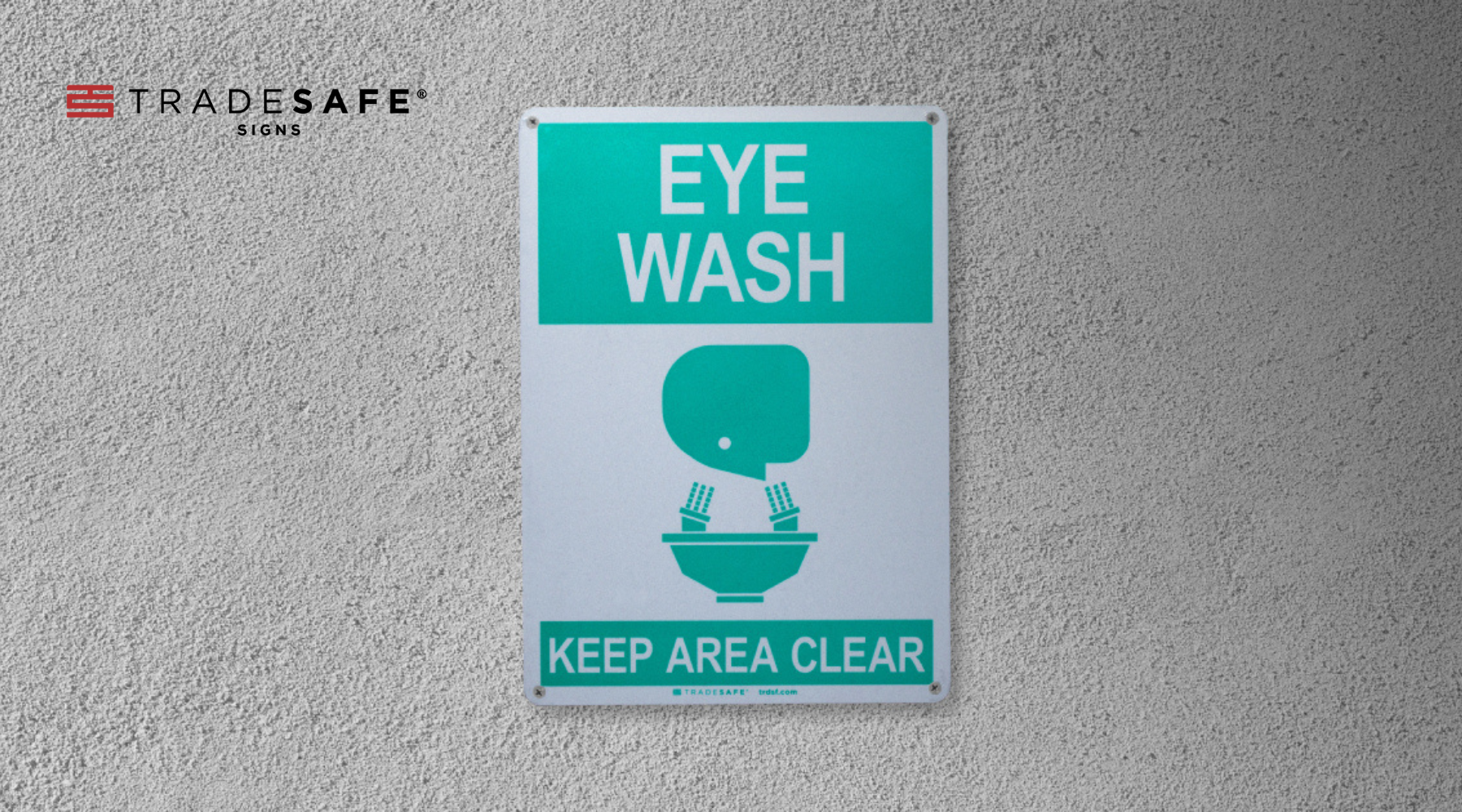 eyewash station sign tradesafe
