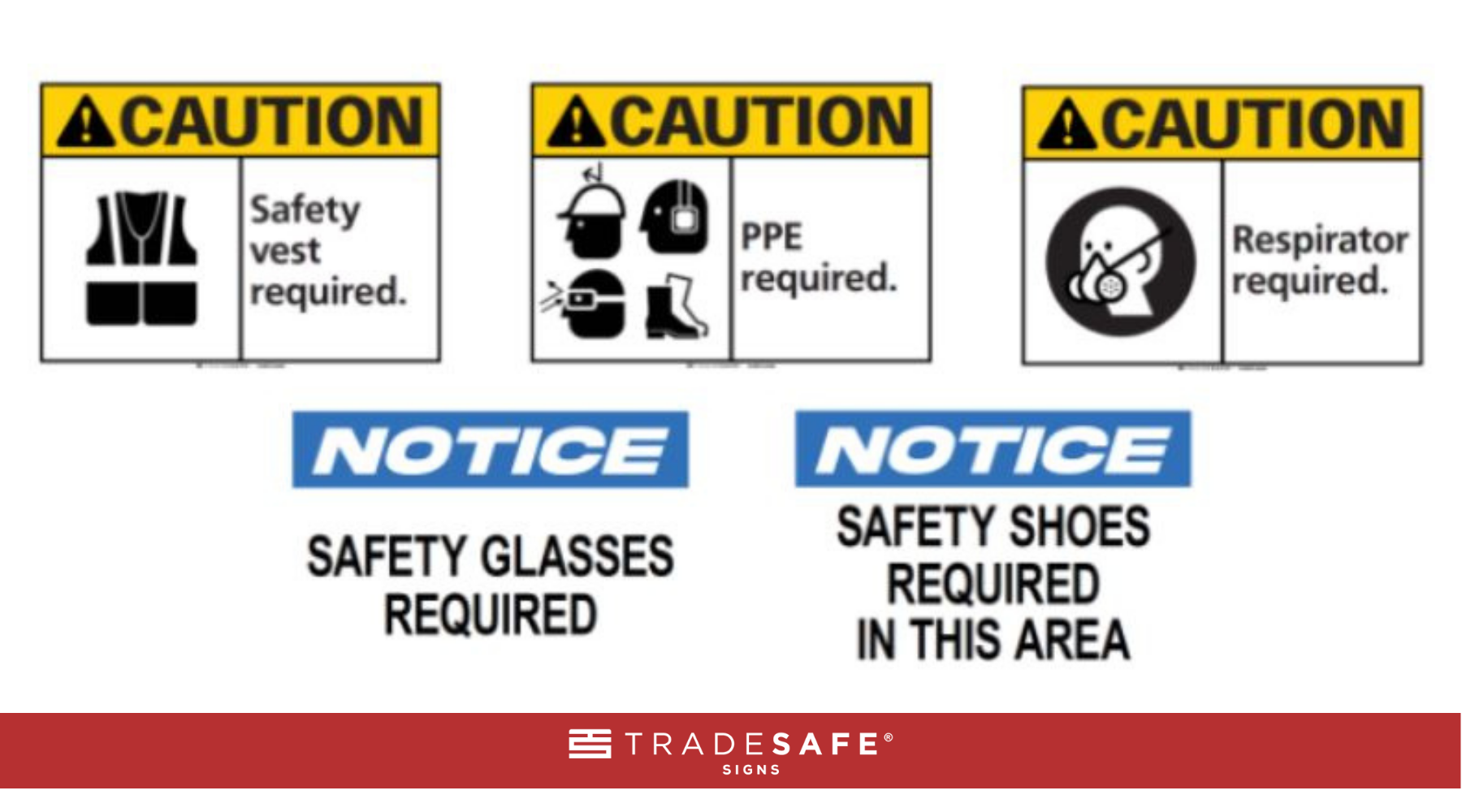 tradesafe ppe signs