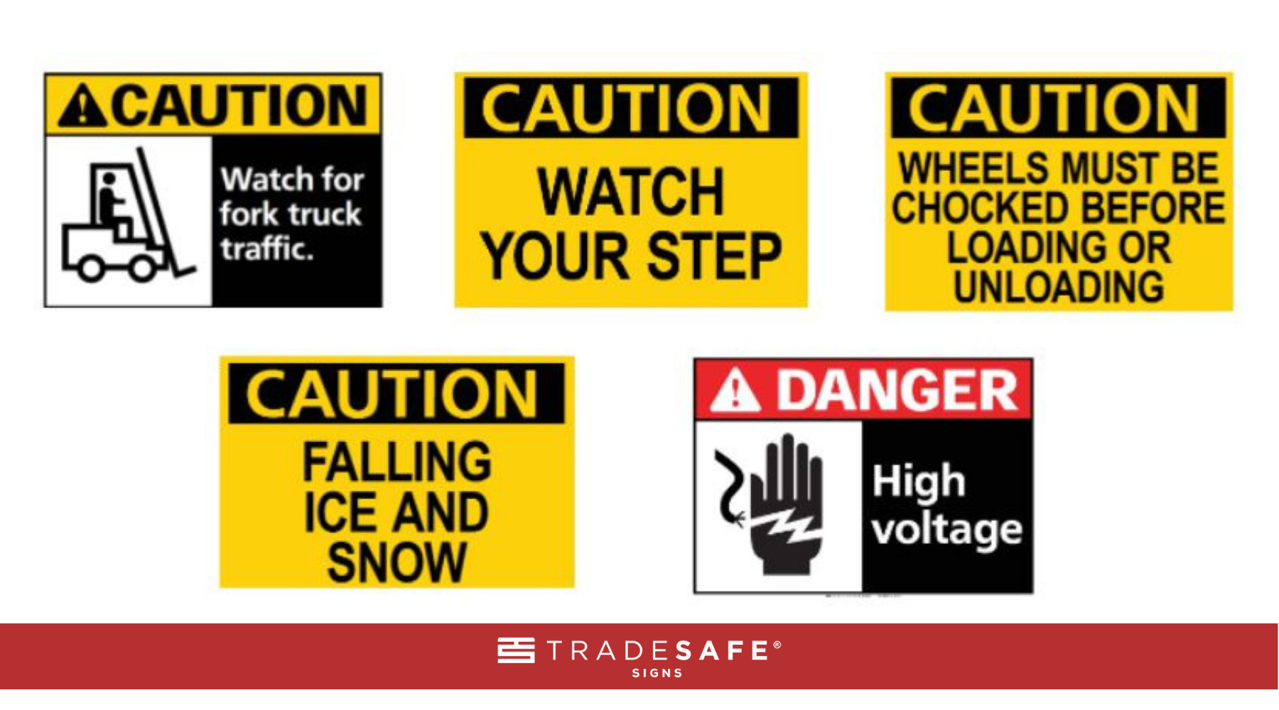 tradesafe workplace safety signs