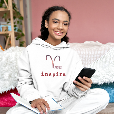 inspire Aries Zodiac Unisex Hoodie