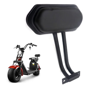 Rear Seat Backrest with Support Bracket and Cushion - Compatible with Electric Scooters - Evolt Wheels