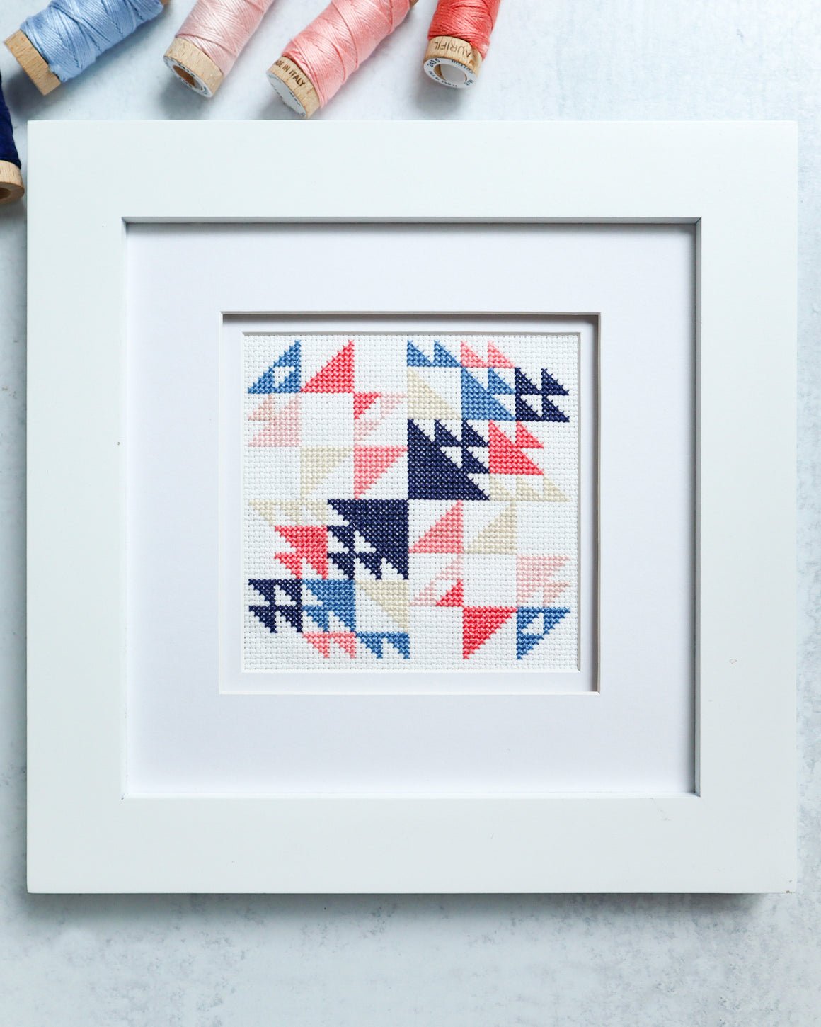 Whirlwind Cross Cross Stitch Pattern - PRINTED PATTERN