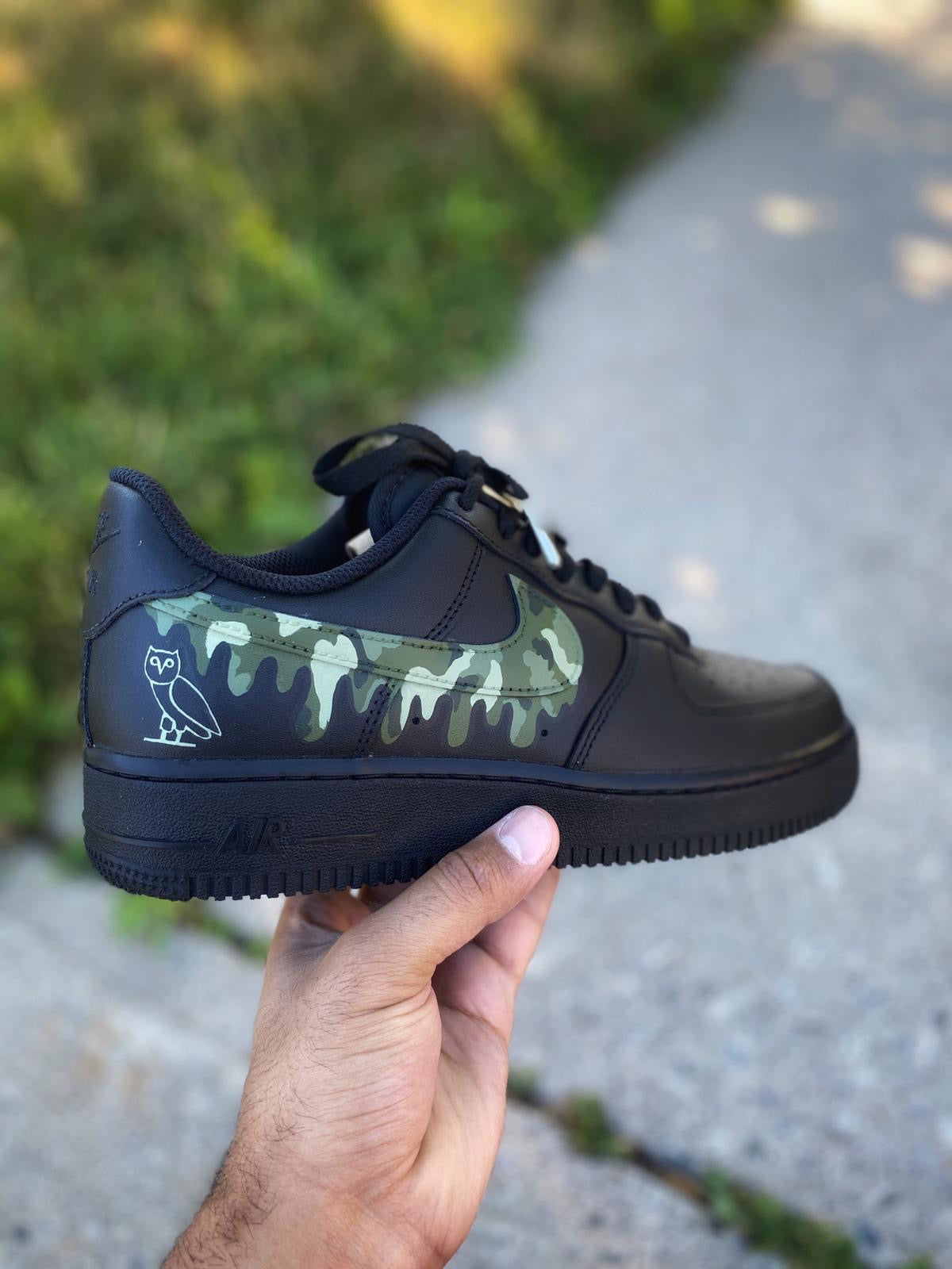 nike air force 1 custom camo