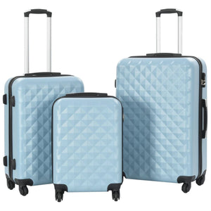 Súprava 3 cestovných kufrov FLORIDA s tvrdým krytom modrá 