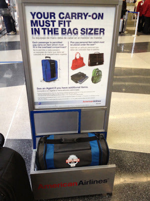 The porta-booth plus fits the bag sizer!