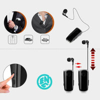 Collar-clip Bluetooth Headset