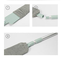 Multifunction Retractable Microfiber Dust Brush Gap Mop