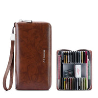 Unisex Anti-Credit Card Fraud Multi-compartment Wallet