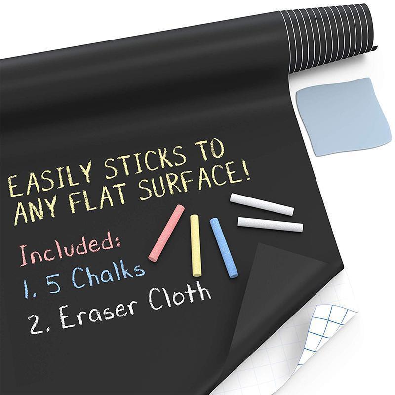 Black Chalkboard Stickers Adhesive Blackboard