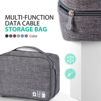 Multi-Function Data Cable Storage Bag