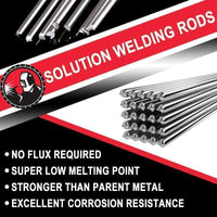 Solution Welding Flux-Cored Rods