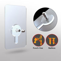 Self Adhesive Nails Wall Mount Non-Trace Screw Hook Stickers