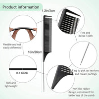 Professional Plastic Pointed Tail Comb