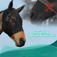 Anti-Fly Mesh Equine Mask