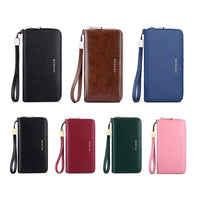 Unisex Anti-Credit Card Fraud Multi-compartment Wallet