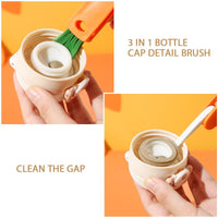 3 in 1 Cup Lid Cleaning Brush