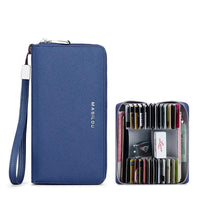 Unisex Anti-Credit Card Fraud Multi-compartment Wallet