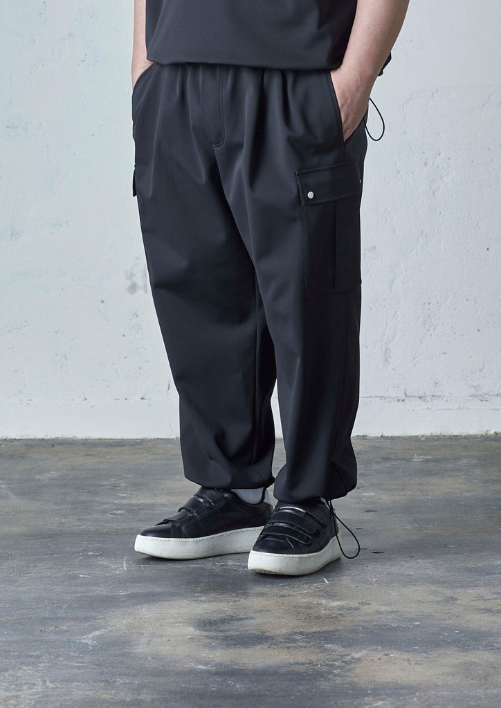 予約商品】HEAVY PONTE CARGO PANTS BLACK – carorie