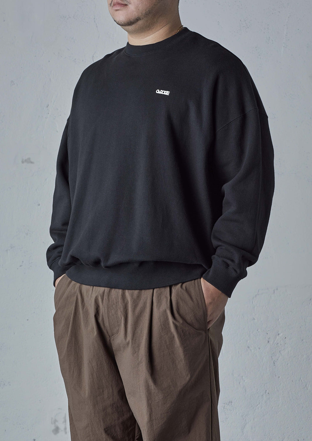 Classic Logo Sweat Pt Embroidery (Gray) - スウェット