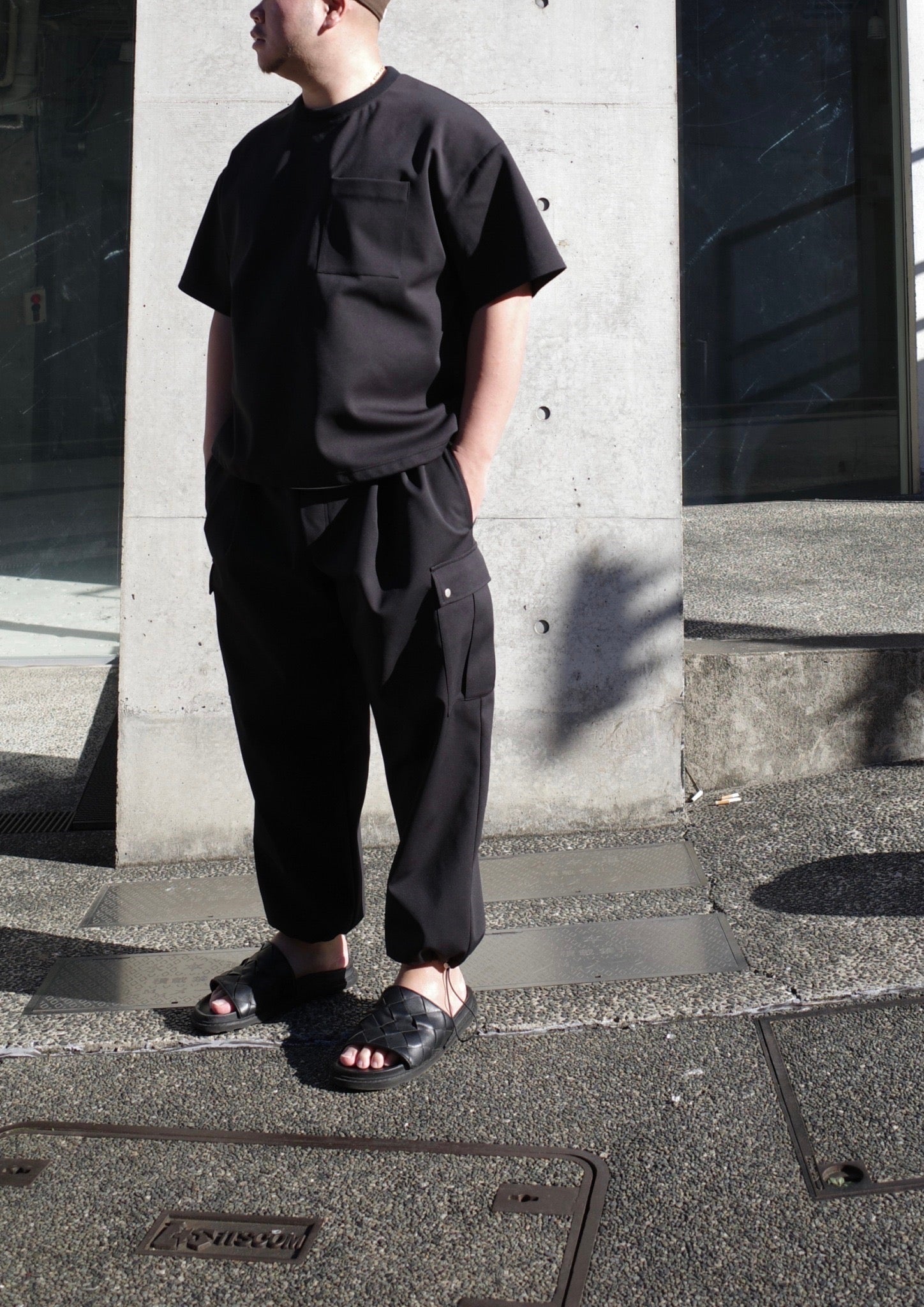 carorie HEAVY PONTE TAPERED PANTS GREY - 通販 - gofukuyasan.com