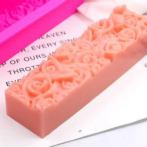 600g Rose Loaf Silicone Soap Mold