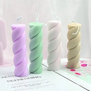 3D Silicone Candle Mold DIY Knot Rope Shape Mould