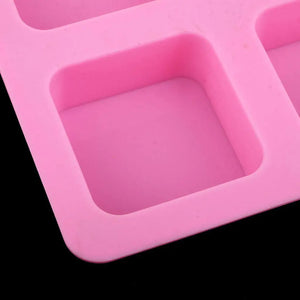 Rounded Square Silicone Mold (4 Cavity)