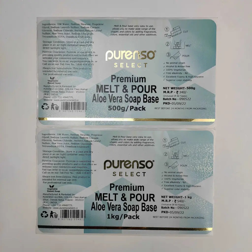 PureLux Aloe Vera Melt And Pour Soap Base