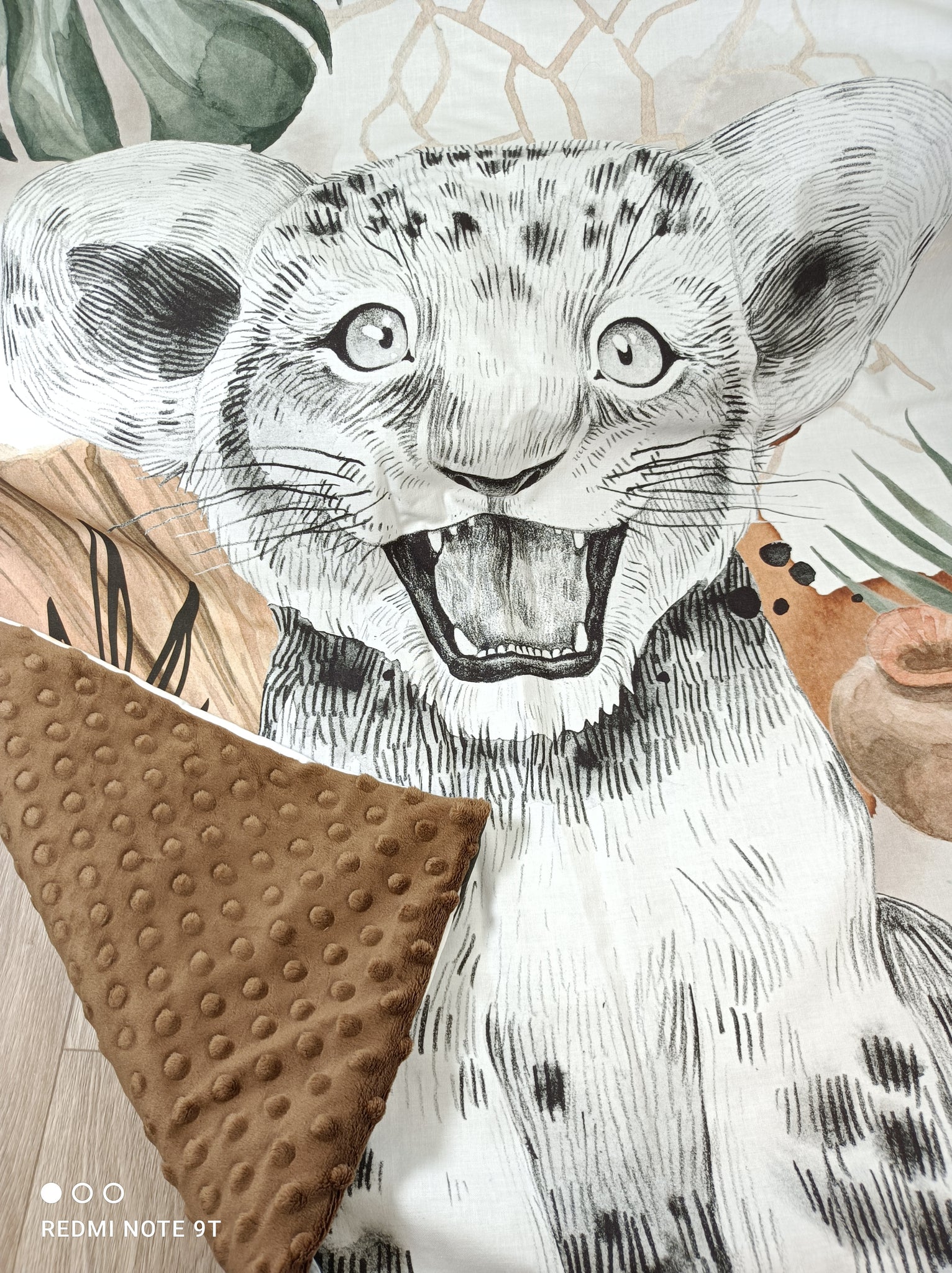 Couverture Bebe Panneau Lionceau Savane Africaine Idee Cadeau Na Bijoustyl