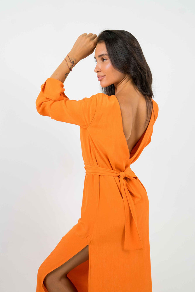 Orange Overall Dress – jernijacks