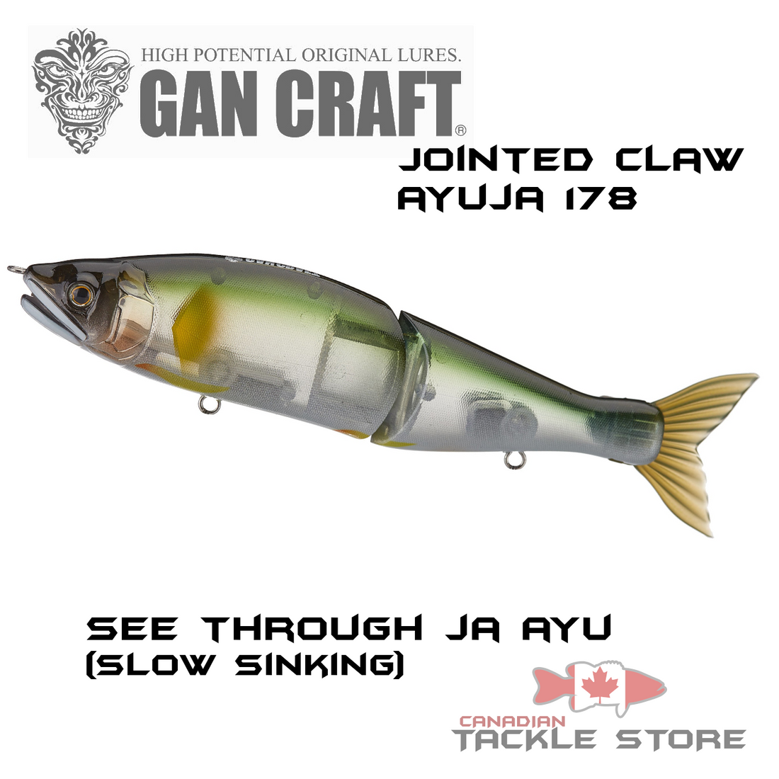 Gan Craft Jointed Claw 178 – Canadian Tackle Store