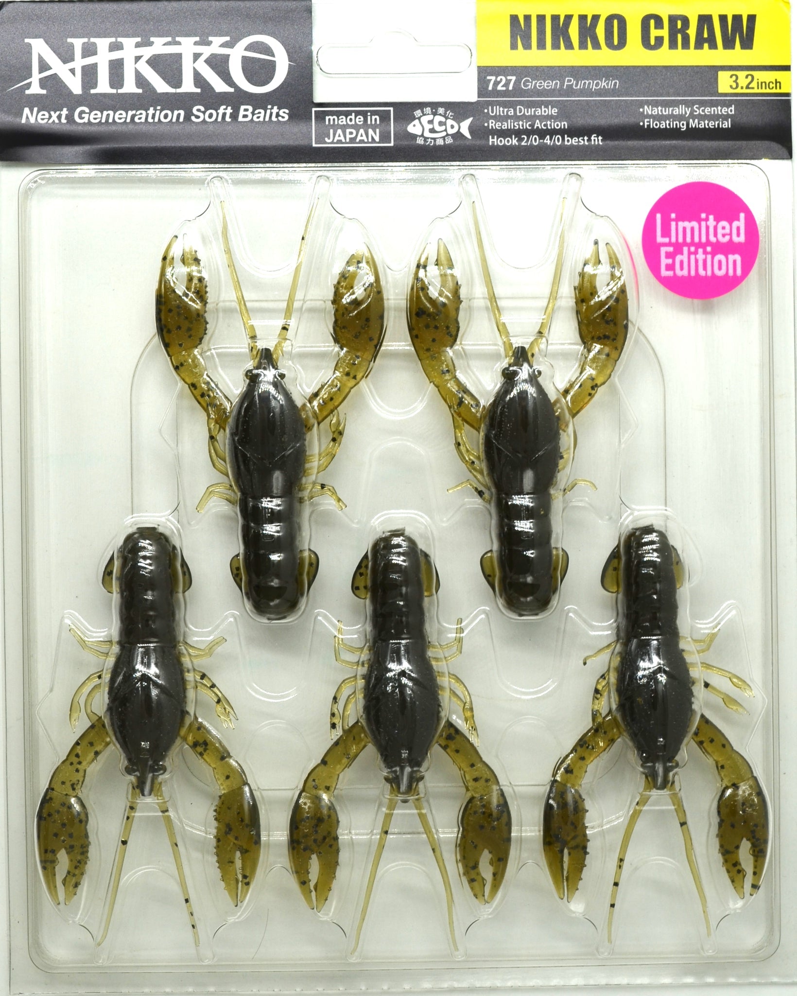 N\A 6pcslot 6 Color 2 Size Soft Fishing Crab Baits Lures India