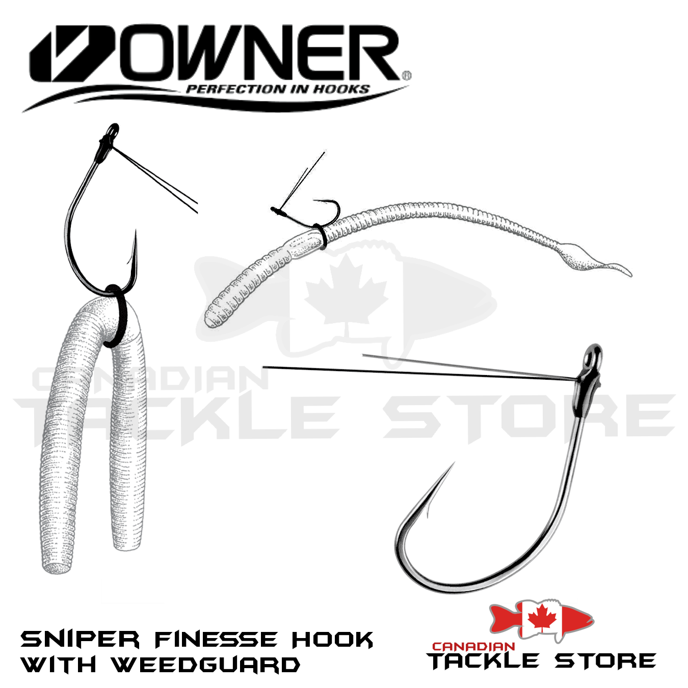 Owner ST-41 2X Strong Treble Hook – Canadian Tackle Store