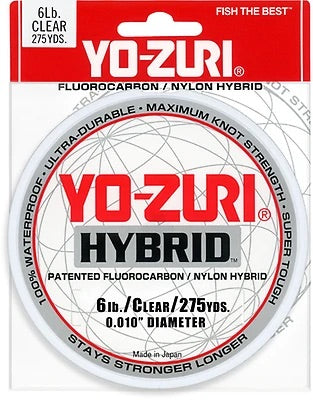 Yo-Zuri Fluorocarbon Topknot leader (Clear) 0.285mm/12IB - 27M - Gone  Fishing Jersey