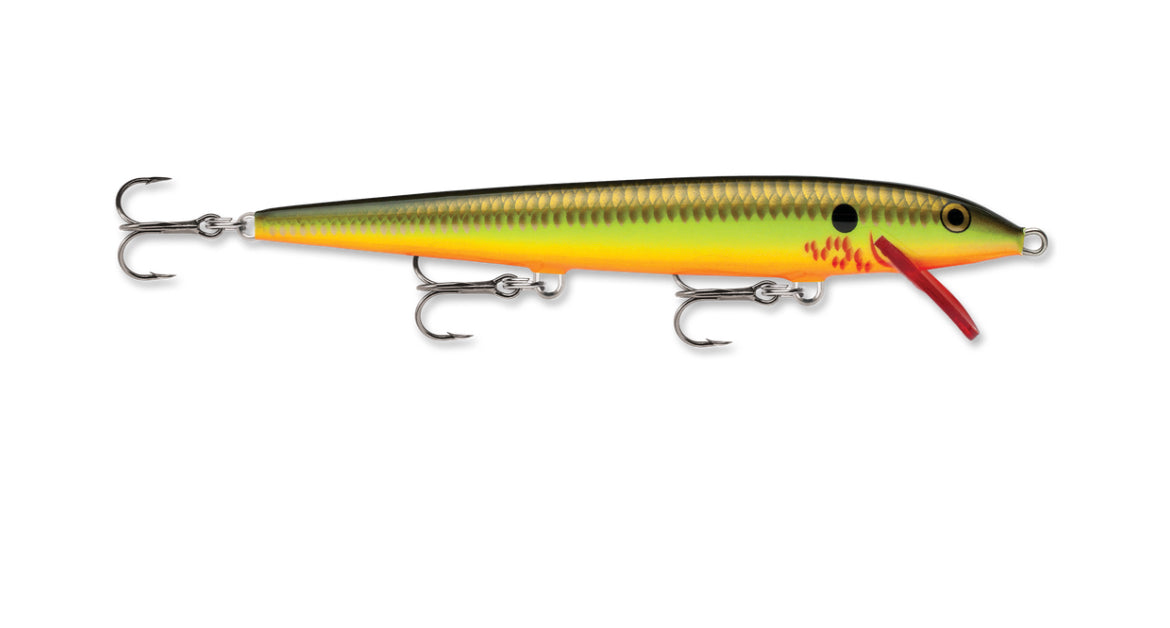 Rapala F13 Original Floating Bleeding Hot Olive