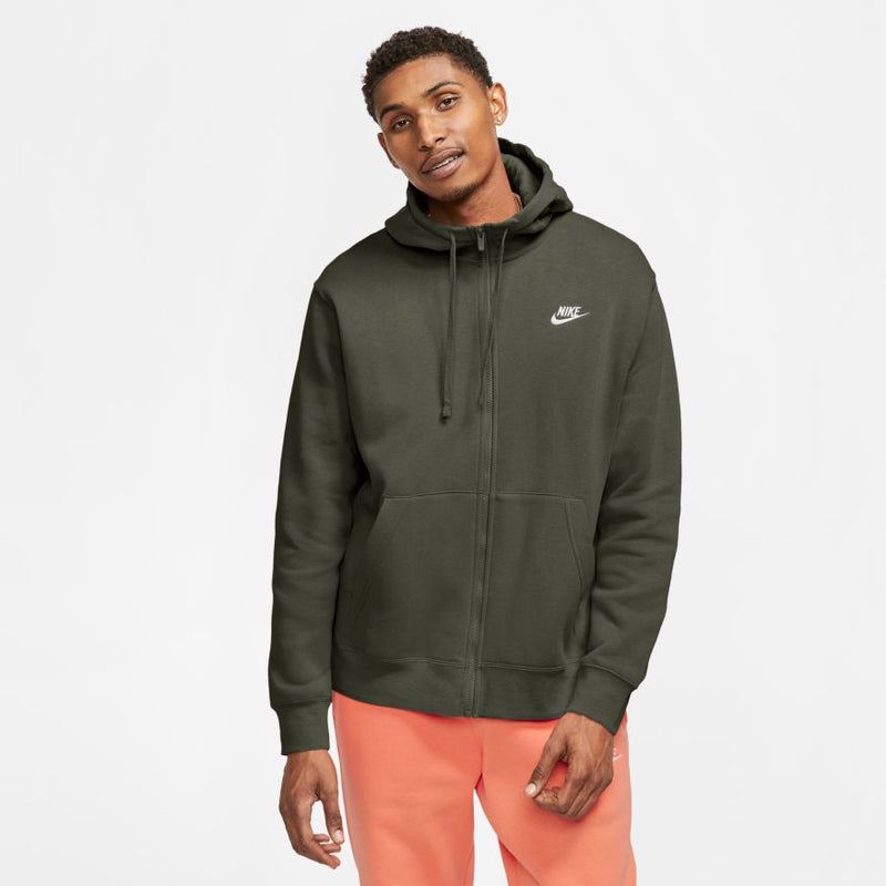 nike men's sportswear club fleece hoodie twilight marsh