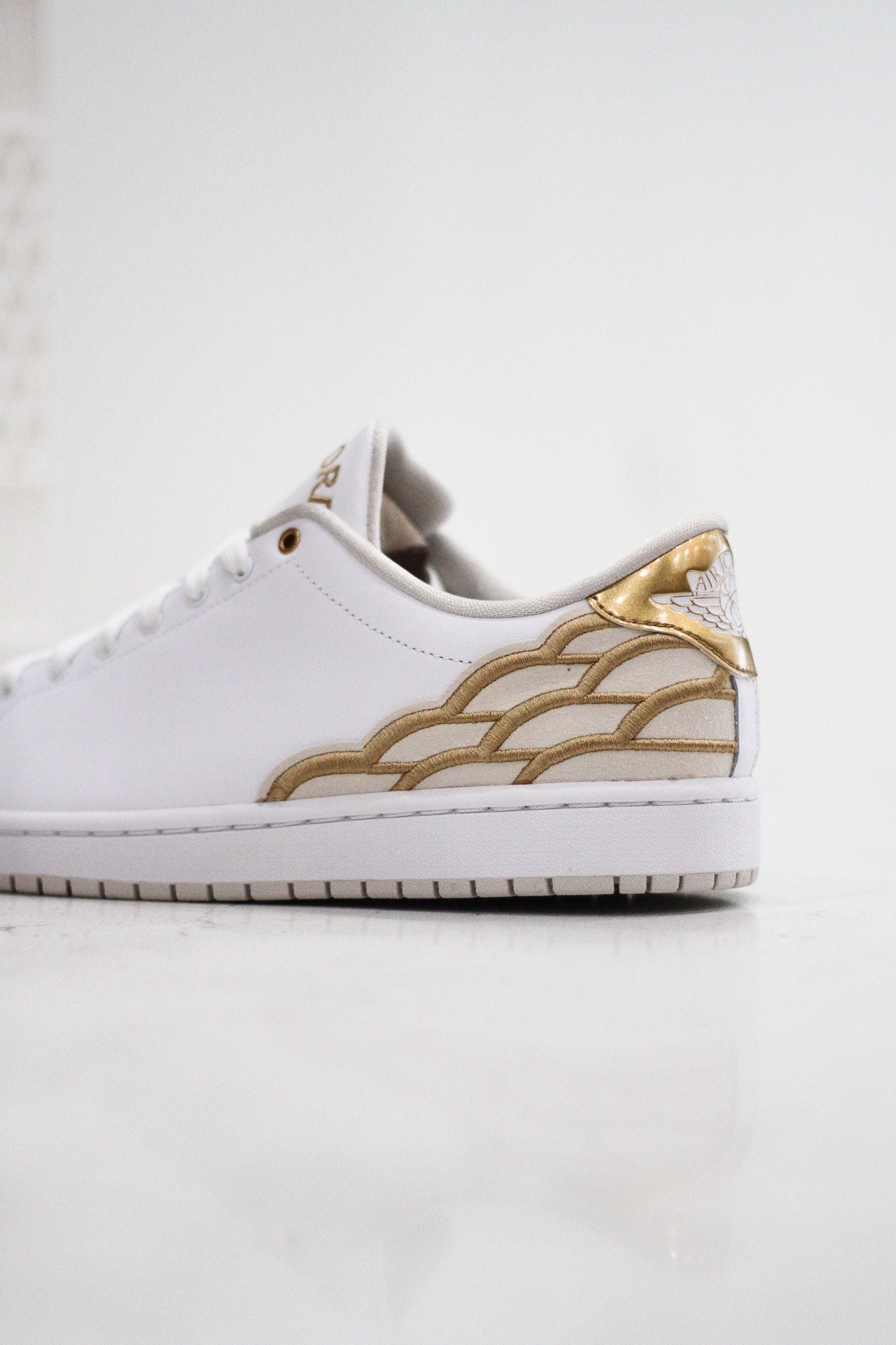 AIR JORDAN 1 CENTRE COURT quot WHITE GOLD quot Sneaker Room