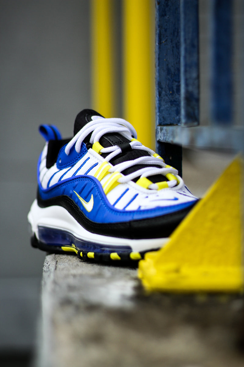 blue yellow air max 98